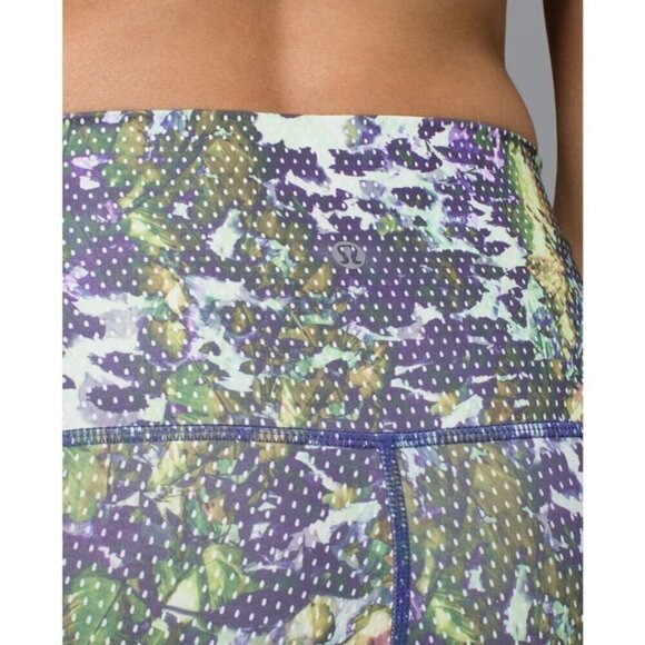 LULULEMON Wunder Under Crop II 4 Floral Sport White Multi - Picture 3 of 9